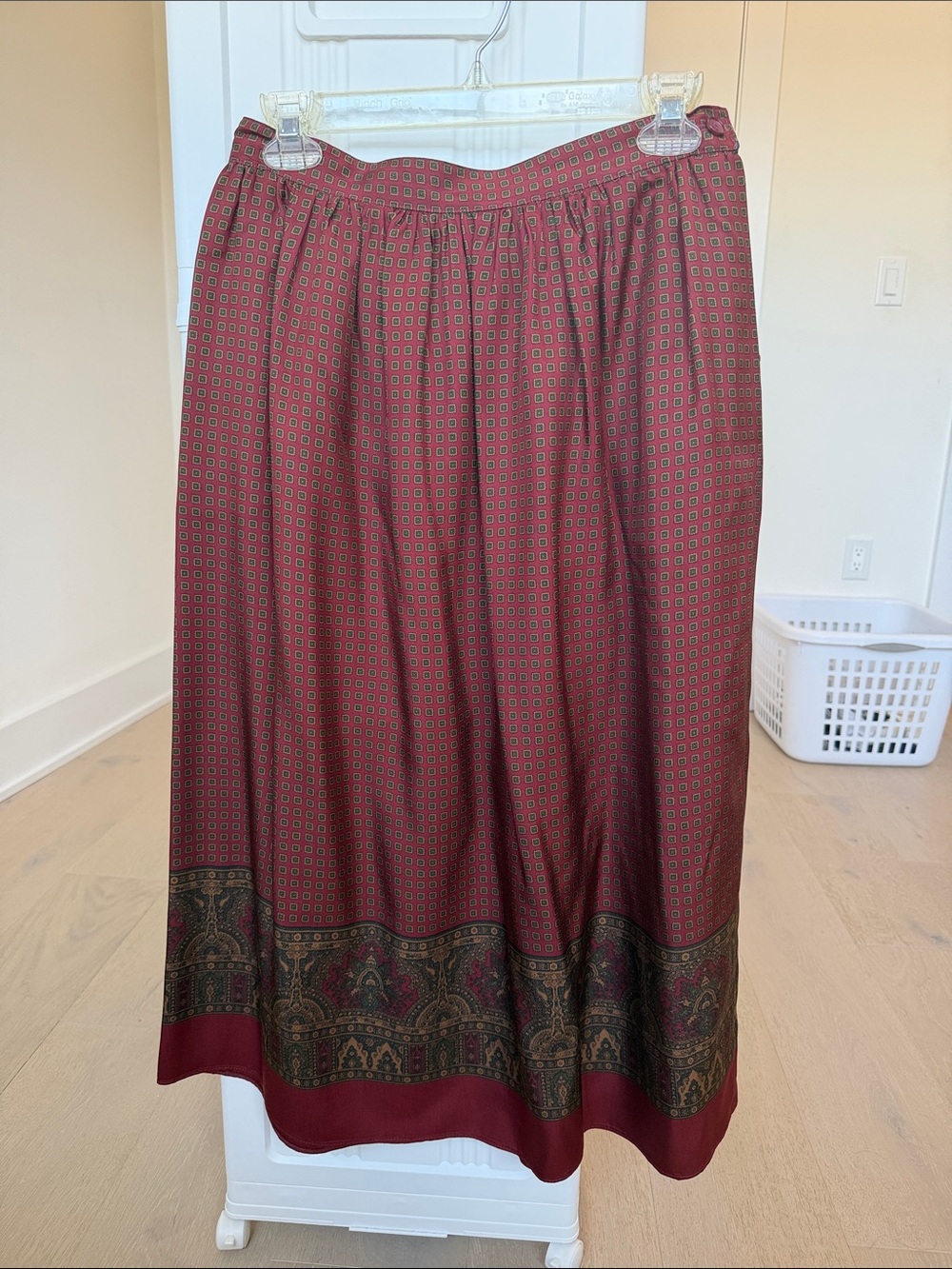 Vintage silk skirt